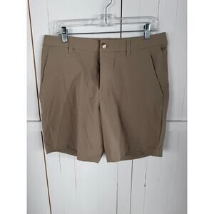 Lululemon Men's Cargo Shorts Tan Polyester Size 32 NWOT